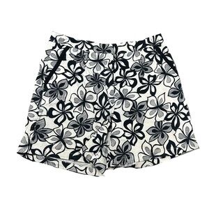 Talbots Black and White Floral Women's shorts